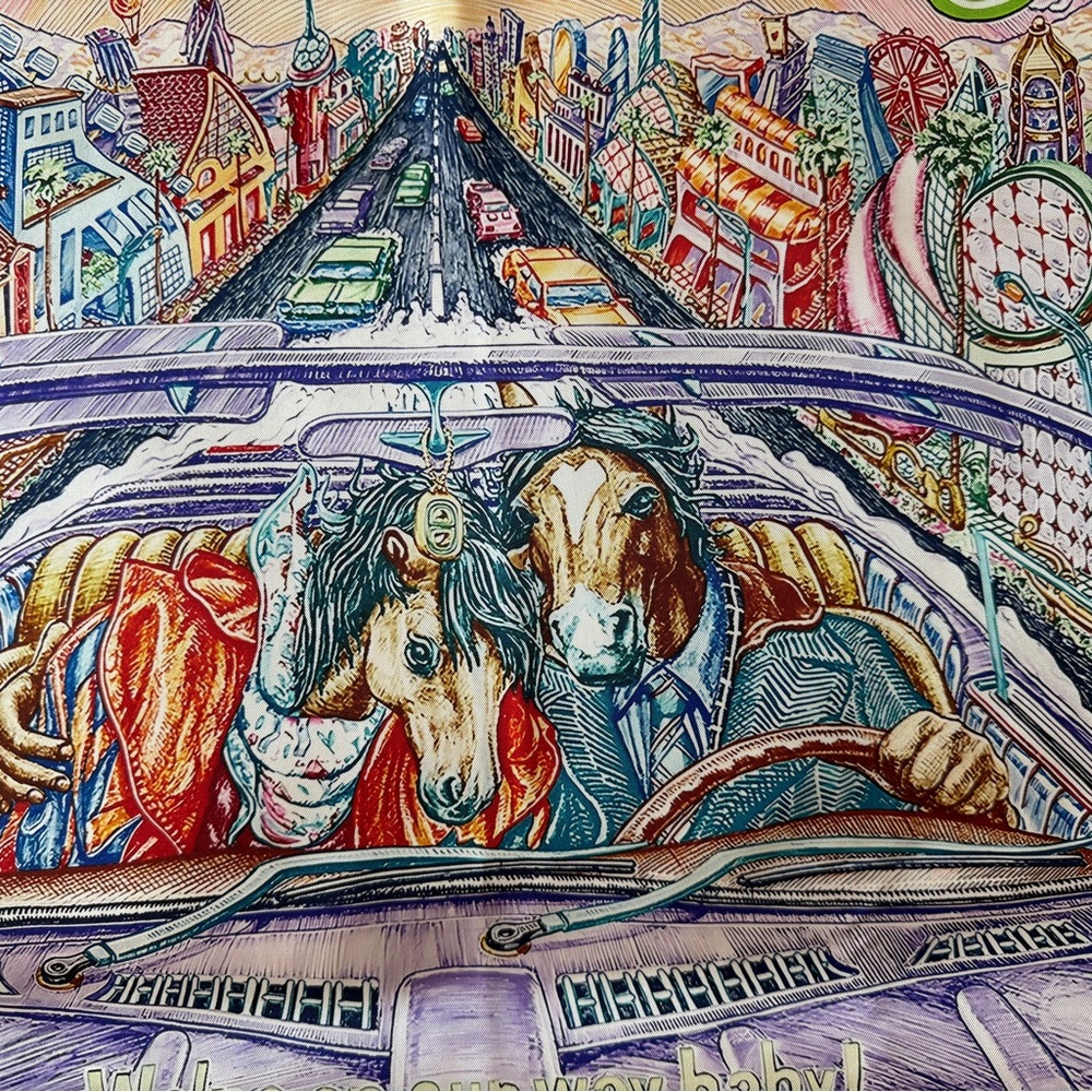 Hermes City of Light Scarf - Multicolor - Picture 2 of 8